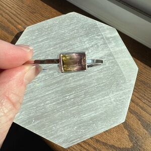 Tourmaline cuff bracelet